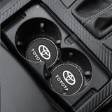 2PCS Toyota TRD Diamond Car Water Coaster Cup Mat