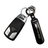Mercedes Benz AMG Carbon Fiber Car Logo Keychain Keyring