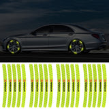 20pcs/set Nissan Car Wheel Rim Warning Reflective Emblem Stickers