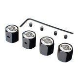 4pcs/set Nissan Nismo GTR Anti-Theft Car Air Valve Stem Cap Auto Tyre Valve Covers