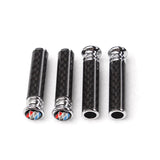 4pcs/set Buick Logo Carbon Fiber Car Door Bolt Lock Pins Gate Lock Screws