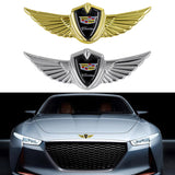 Cadillac Logo 3D Metal Wing Car Emblem Sticker Badge Decal