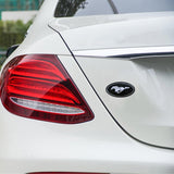Ford Mustang Elliptical Metal Car Window Sticker Emblem Badge Decal
