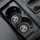 2PCS MG Diamond Car Water Coaster Cup Mat