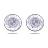 2pcs BMW M Power Logo Car Water Coasters 7-color LED Light Cup Mat Holder