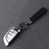 Lincoln Suede Metal Car Keyring Pendant