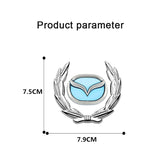 Mazda Wheat Metal Car Window Sticker Emblem Badge Decal