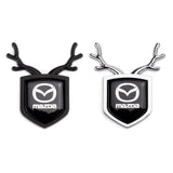 Mazda ABS Deer Car Rear Sticker Shield Trunk Emblem Badge Decal