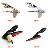 Jaguar Angle Wings Metal Car Front Hood Bonnet Sticker Emblem Badge