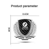 BMW Metal Diamond Car Rear Sticker Auto Window Emblem Badge Decal