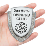 VW Metal Shield Car Rear Sticker Auto Window Emblem Badge Decal