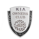 KIA Metal Shield Car Rear Sticker Auto Window Emblem Badge Decal