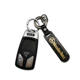 Mercedes Benz AMG Carbon Fiber Car Logo Keychain Keyring