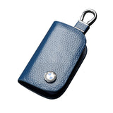BMW Leather Car Key Case Protective Key Cover Organizer
