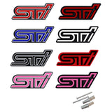 Subaru STI Metal Car Front Hood Grille Emblem Badge Auto Rear Sticker Decal