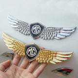 MG Metal Wings Car Front Sticker Emblem Badge Decal