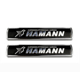 2pcs BMW M3 M5 M Performance Hamann Luxury Metal Car Sticker Emblem Badge Decal Decoration