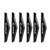 6pcs Lexus TPU Car Door Anti-collision Protective Stickers Bumper Strip Decal
