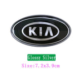 KIA Elliptical Metal Car Window Sticker Emblem Badge Decal