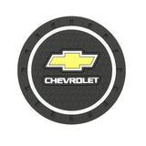2pcs/set Chevrolet PVC Car Water Coaster Cup Mat