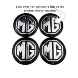56mm MG Car Wheel Center Hub Cap Sticker Decal