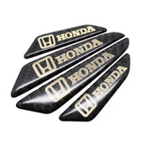 4pcs/set Honda Mugen Power Carbon Fiber Car Door Anti-Scratch Sticker Door Side Protection Bumper Strips
