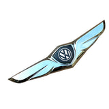 Volkswagen Metal Wings Car Front Hood Sticker Emblem Badge Decal