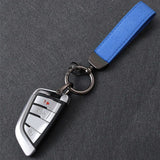 Mercedes Benz AMG Suede Metal Car Keyring Pendant