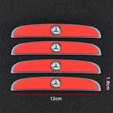 4pcs/set Mercedes Benz Car Door Mirror Side Anti Collision Sticker Bumper Strips
