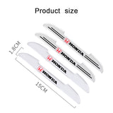 4pcs Honda Car Door Bumper Strip Anti-collision Protection Sticker
