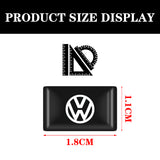 10pcs Volkswagen R GTI Epoxy Car Armrest Button Sticker