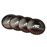 4pcs 56mm BMW M Power Alpina AC Hamann Hartge Car Wheel Center Hub Cap Sticker Decal
