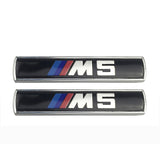 2pcs BMW M3 M5 M Performance Hamann Luxury Metal Car Sticker Emblem Badge Decal Decoration