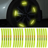 20pcs/set Audi Car Wheel Rim Warning Reflective Emblem Stickers