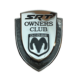 Dodge SRT Shield Metal Car Rear Sticker Emblem Badge Decal