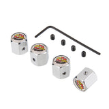 4pcs/set Cadillac Anti-Theft Car Air Valve Stem Cap Auto Tyre Valve Covers