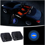 2pcs Chevrolet Wireless Car Welcome Door Laser Projection LED Light