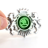 Skoda Double Lion Metal Car Rear Sticker Auto Window Emblem Badge Decal