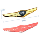 KIA Metal Wings Car Front Hood Sticker Emblem Badge Decal