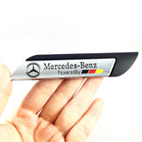 2pcs Mercedes Benz AMG Logo Metal Car Side Sticker Emblem Badge Decal Auto Body Decoration