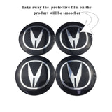 56mm Acura Car Wheel Center Hub Cap Sticker Decal