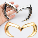 Mazda Bat Logo Metal Car Rear Sticker Decal Auto Trunk Emblem Badge