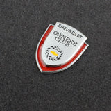 Chevrolet Metal Shield Car Rear Sticker Auto Window Emblem Badge Decal