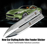 2pcs Porsche Logo Metal Car Side Fender Sticker Emblem Badge