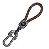 Ford Braided Rope Car Keychain Keyring Pendant
