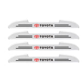 4pcs Toyota Car Door Bumper Strip Anti-collision Protection Sticker