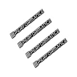 4pcs/set BMW Power Performance X6 E92 E87 G30 Metal Car Stereo Sticker Auto Audio Emblem Decal