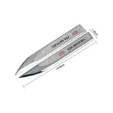 2pcs KIA Logo Metal Car Side Fender Sticker Emblem Badge