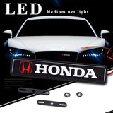 Honda Mugen Logo Car Front Hood Grille LED Light
