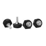 4pcs/set MG Logo Stainless Steel Car License Plate Bolts
